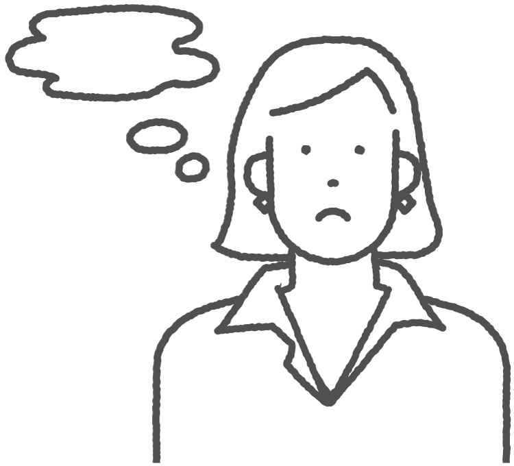 困っている人